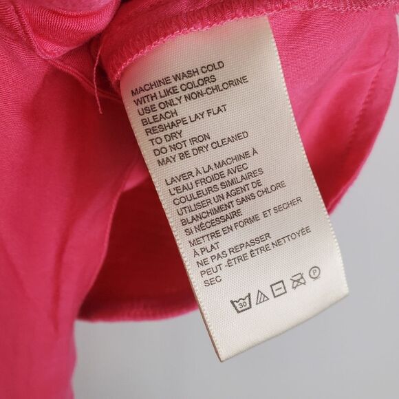 Free People Mila Pink Tie Crop Top Size Small - Picture 7 of 9